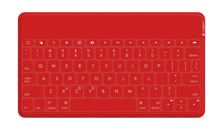 Logitech Keys-To-Go QWERTZ German Bluetooth Red
