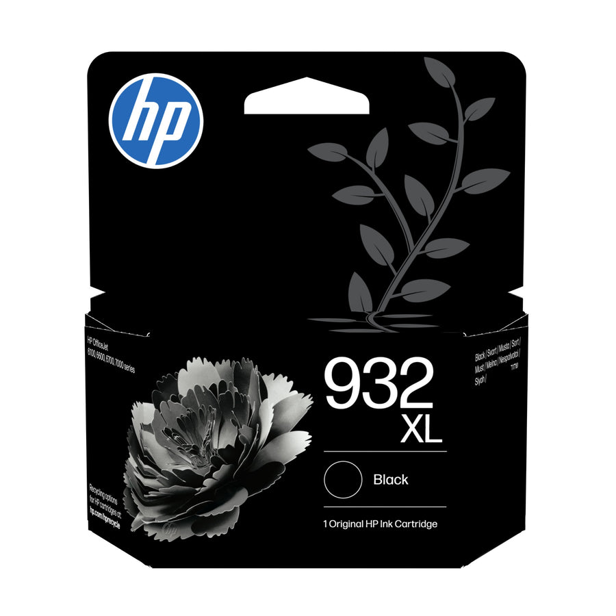 HP CN053AE/932XL Ink cartridge black high-capacity, 1K pages ISO/IEC 24711 22.5ml for HP OfficeJet 6100/7510/7610