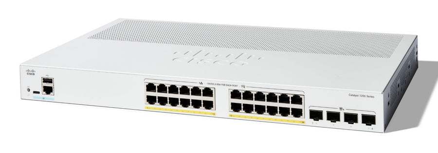 Cisco Catalyst C1200-24P-4X-RF network switch Managed L2/L3 Gigabit Ethernet (10/100/1000) White