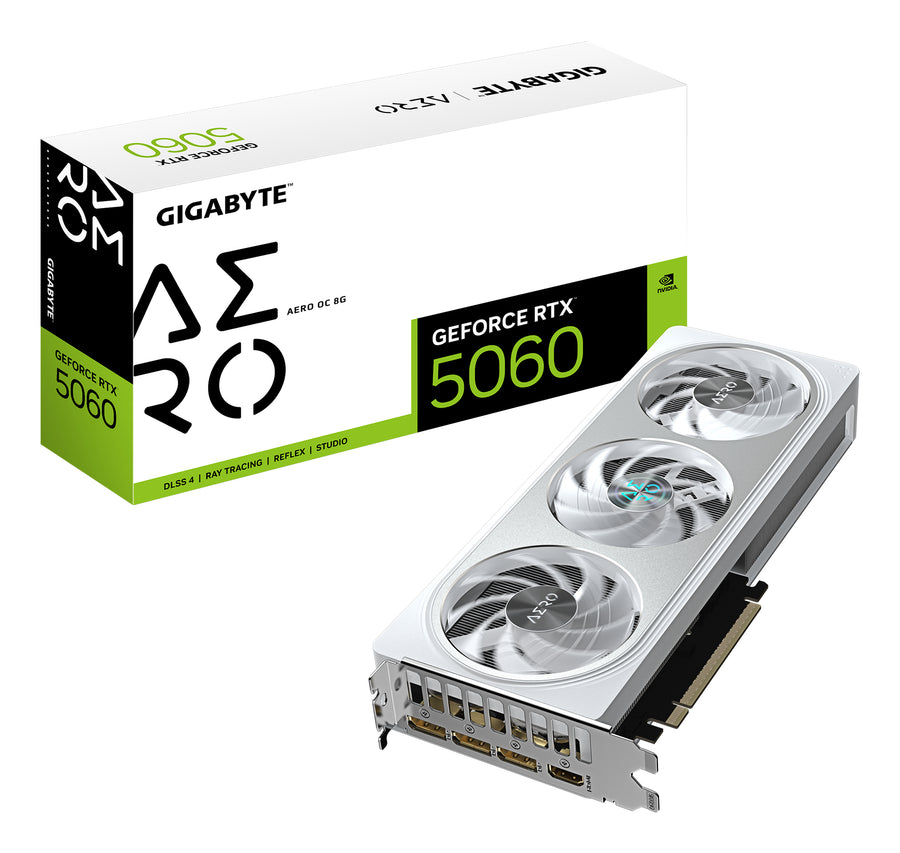GIGABYTE GeForce RTX 5060 AERO OC 8G Graphics Card