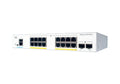 Cisco Catalyst 1000-16T-2G-L Network Switch, 16 Gigabit Ethernet (GbE) Ports, two 1 G SFP Uplink Ports, Fanless Operation, Enhanced Limited Lifetime Warranty (C1000-16T-2G-L)