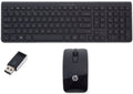 HP 704221-051 keyboard Mouse included Office RF Wireless AZERTY French Black