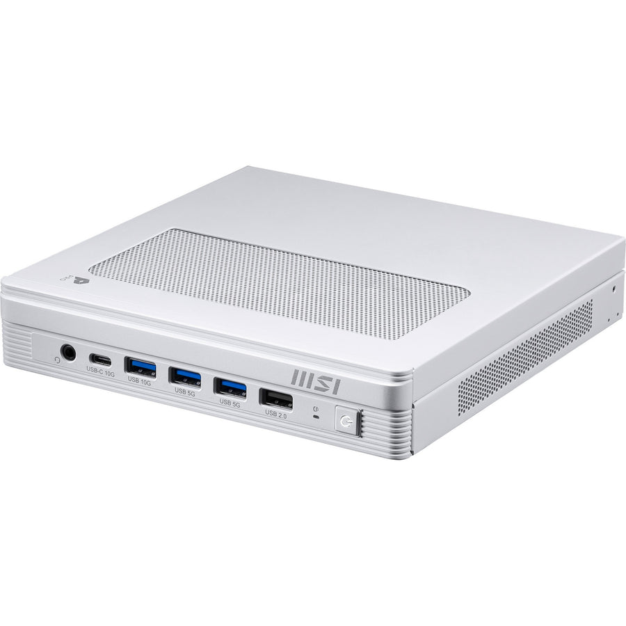 MSI PRO DP10 A14MG-006BEU PC/workstation Intel® Core™ i3 i3-14100 1.1L sized PC Mini PC barebone White