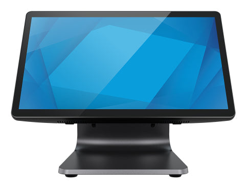 Elo Touch Solutions E-Series 3, Win 11, 15.6-inch wide, 1920x1080 FHD display, N97 CPU, 16GB RAM, 256GB SSD, Projected Capacitive 10-touch, Clear, Ethernet, Black, Stand, Worldwide