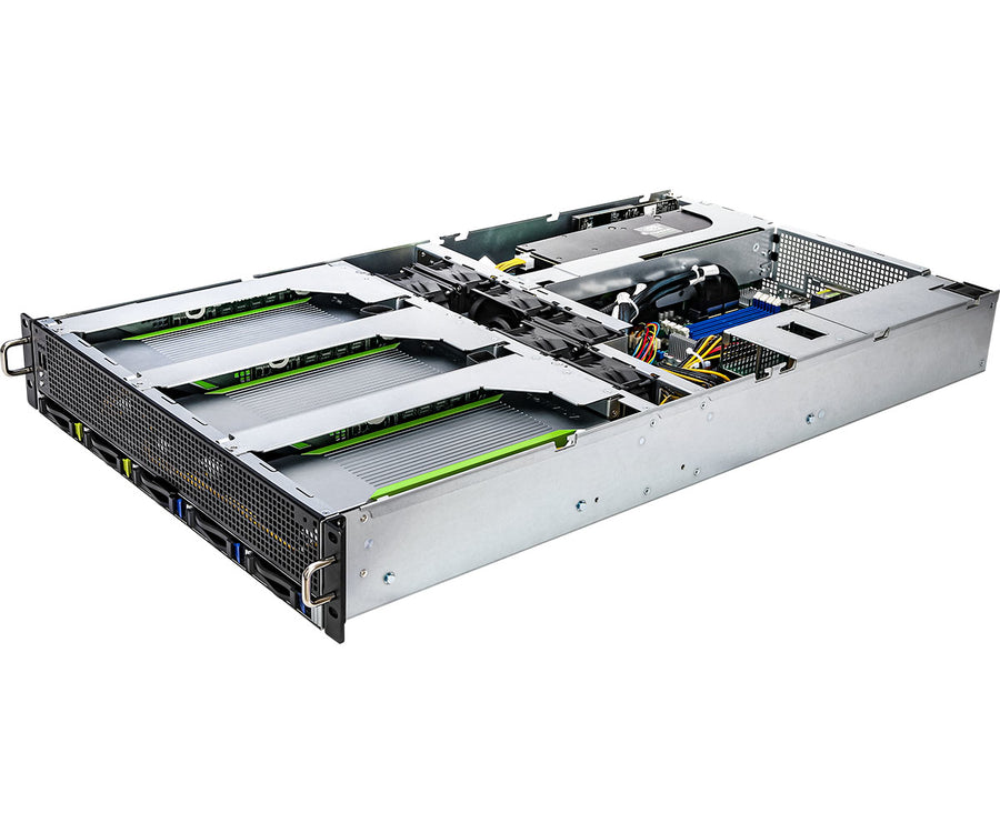 Asrock 2U4G-ROME/2T server barebone Socket SP3 Rack (2U)