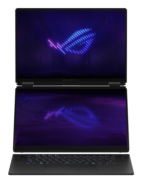 ASUS ROG Zephyrus Duo GX651AR-SR014W Intel Core Ultra 9 386H Hybrid (2-in-1) 40.6 cm (16") Touchscreen 3K 32 GB LPDDR5x-SDRAM 1 TB SSD NVIDIA GeForce RTX 5070 Ti Wi-Fi 7 (802.11be) Windows 11 Home Grey