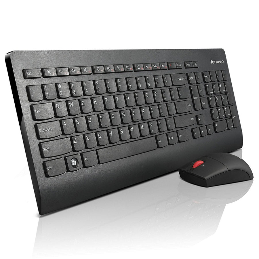 Lenovo 03X8225 keyboard Mouse included Universal RF Wireless Norwegian Black