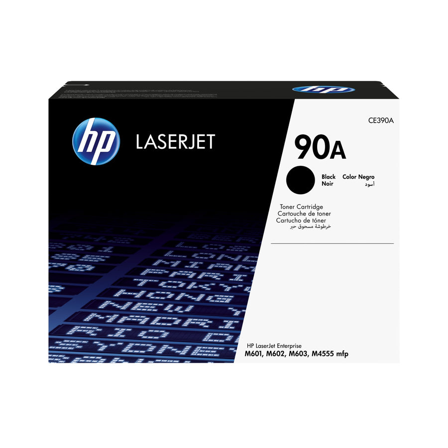HP CE390A/90A Toner cartridge black, 10K pages ISO/IEC 19752 for HP LaserJet M 4555/601/602