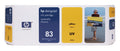HP C4943A/83 Ink cartridge yellow, UV-Ink 680ml for HP DesignJet 5000 UV