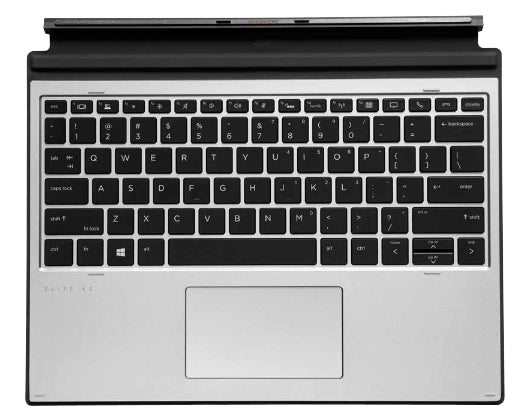 HP L67436-051 mobile device keyboard AZERTY French Pogo Pin Silver