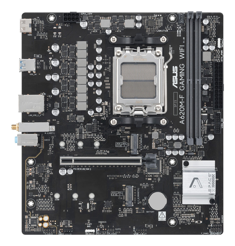 ASUS A620M-F GAMING WIFI AMD A620 Socket AM5 micro ATX