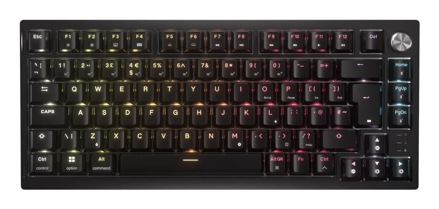 Corsair K65 PLUS WIRELESS keyboard Gaming RF Wireless QWERTY UK English Black