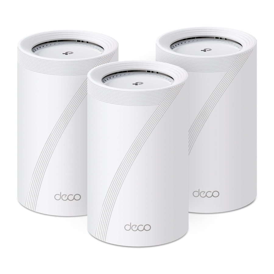 TP-Link Deco BE68 (3-pack) Tri-band (2.4 GHz / 5 GHz / 6 GHz) Wi-Fi 7 (802.11be) White Internal