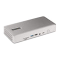 StarTech.com Universal USB4 & Thunderbolt 4 Docking Station, Quad Display on Windows, Dual Display on MacBook, HDMI DP Dock with 100W Laptop Charging