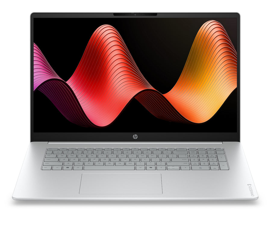 HP OmniBook 3 Laptop 17-dp0000nax AMD RyzenT 3 30 43.9 cm (17.3") HD+ 8 GB LPDDR5-SDRAM 512 GB SSD Wi-Fi 6 (802.11ax) FreeDOS Grey, Silver