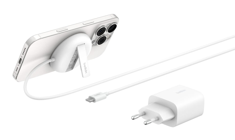 Belkin WIA011kqWH Headset, Smartphone White USB Wireless charging Fast charging Indoor