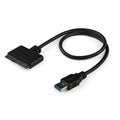 StarTech.com SATA to USB Cable, USB 5Gbps to 2.5in SATA I II III Hard Drive Adapter, External Converter for SSD or HDD Data Transfer