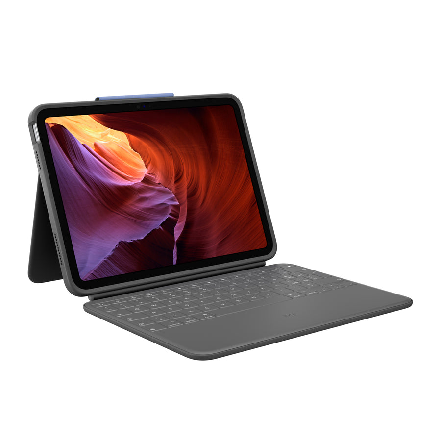 Logitech Rugged Folio QWERTY Italian Smart Connector Graphite