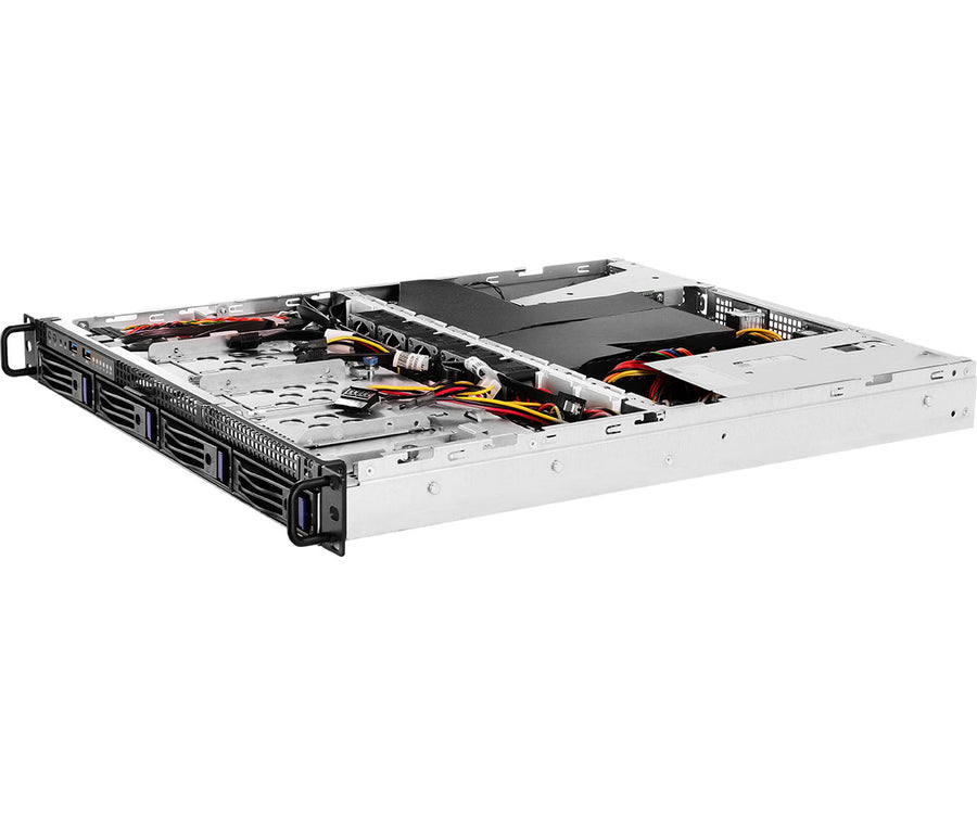 Asrock 1U4LW-X470 RPSU server barebone AMD Promontory X470 Socket AM4 Rack (1U) Black