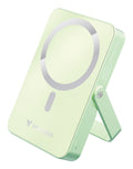 Verbatim Charge 'n' Go Magnetic Wireless Power Bank with stand - 10000 mAh Green