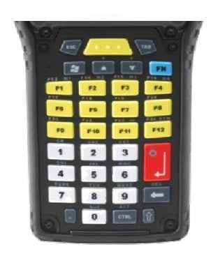 Zebra ST5014 mobile device keyboard Black, White, Yellow Numeric