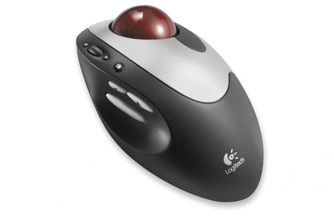 Logitech Cordless TrackMan Optical mouse RF Wireless