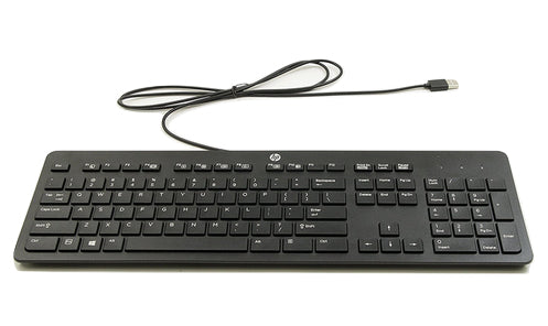 HP 803823-CG1 keyboard Universal USB QWERTZ Czech, Slovakian Black