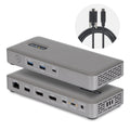 StarTech.com USB4 Docking Station, Driverless Dual 4K 144Hz for Mac and Windows, Universal USB-C Dock with DisplayPort, 100W PD and 2.5GbE