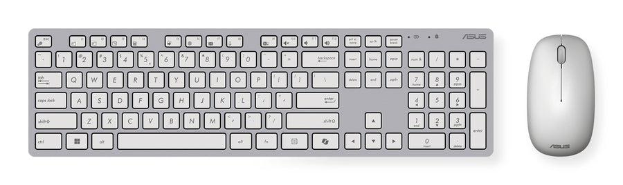 ASUS W5000 Wireless and Mouse Set keyboard Mouse included Universal RF Wireless White