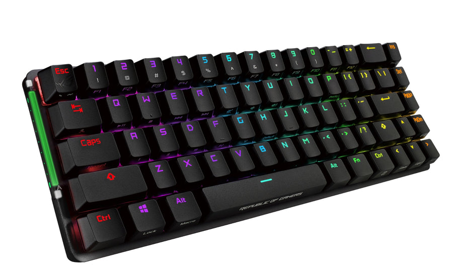 ASUS ROG Falchion keyboard Gaming RF Wireless + USB AZERTY French Black