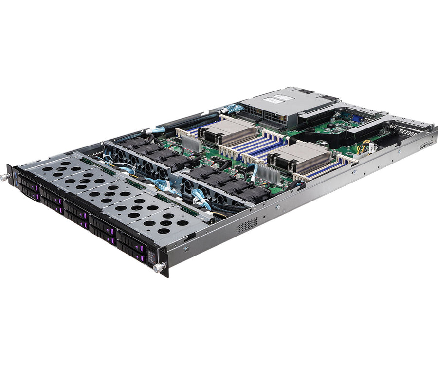 Asrock 1U10E-MILAN2 server barebone AMD SoC LGA 4094 Rack (1U) Grey
