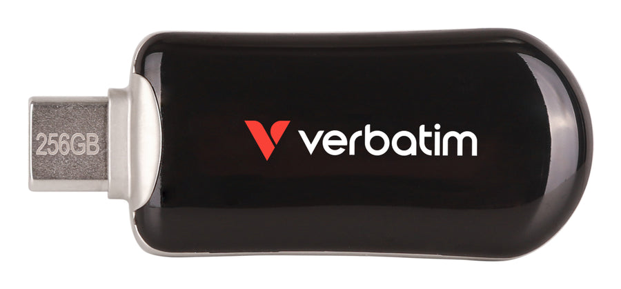 Verbatim Plectra USB-C Flash Drive Black 256GB
