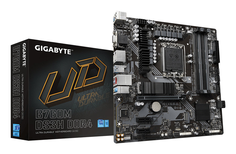 GIGABYTE B760M DS3H DDR4 Motherboard