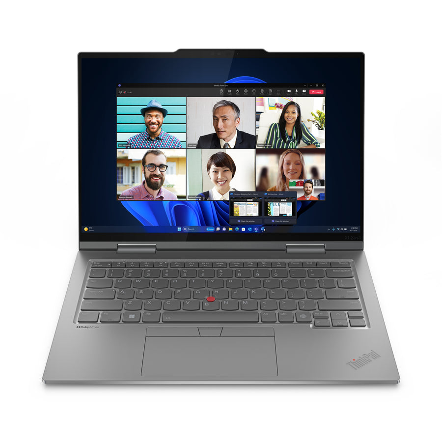 Lenovo ThinkPad X1 2-in-1 Gen 9 Intel Core Ultra 5 135U Hybrid (2-in-1) 35.6 cm (14") Touchscreen WUXGA 32 GB LPDDR5x-SDRAM 512 GB SSD Wi-Fi 6E (802.11ax) Windows 11 Pro UK English Grey