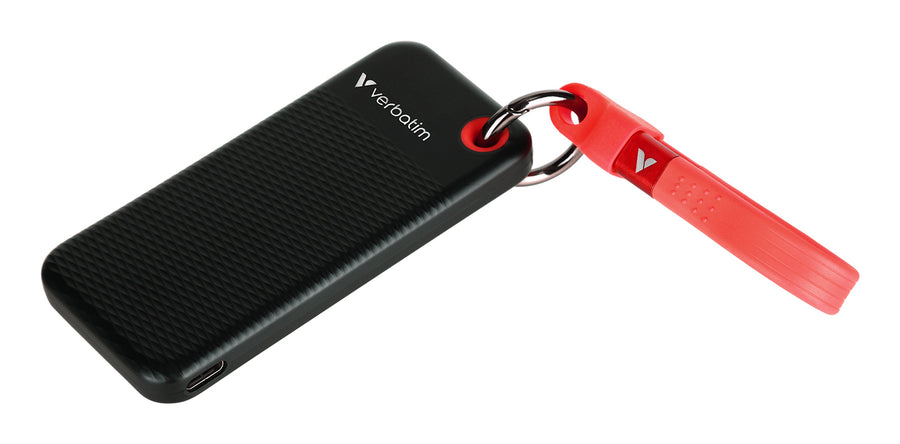 Verbatim Pocket SSD USB 3.2 Gen 2 128GB Black/Red