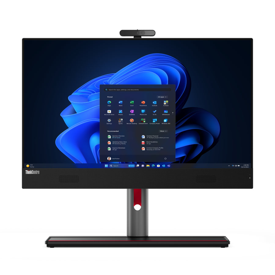 Lenovo ThinkCentre M90a Gen 5 Intel� CoreT i5 i5-14500 60.5 cm (23.8") 1920 x 1080 pixels All-in-One PC 16 GB DDR5-SDRAM 512 GB SSD Windows 11 Pro Wi-Fi 6E (802.11ax) Black