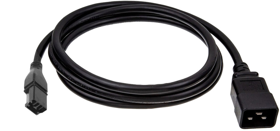 HPE SDG300 - C20 250V 16Amp Black 0.5m Jumper Cord