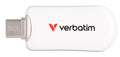 Verbatim Plectra USB-C Flash Drive White 64GB