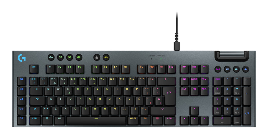 Logitech G G915 X keyboard Gaming USB QWERTY Spanish Black