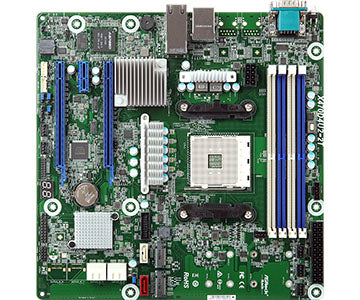 Asrock X470D4U2-2T motherboard AMD X470 Socket AM4 micro ATX