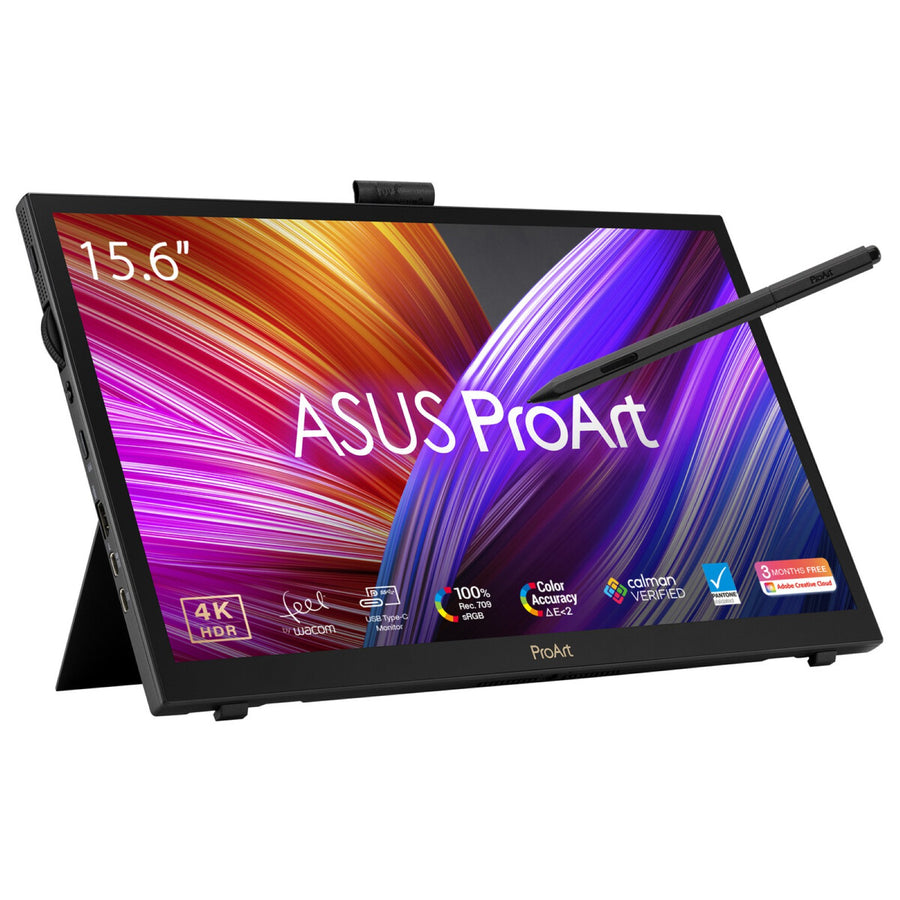 ASUS ProArt PA169CDV computer monitor 39.6 cm (15.6") 3840 x 2160 pixels 4K Ultra HD LCD Touchscreen Black