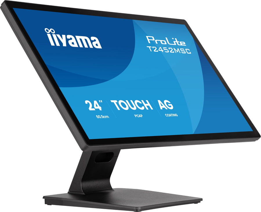 iiyama ProLite T2452MSC-B2AG computer monitor 61 cm (24") 1920 x 1080 pixels Full HD LED Touchscreen Black