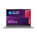 Lenovo IdeaPad Slim 3 15IRU10 Intel Core 3 100U Laptop 38.9 cm (15.3") WUXGA 8 GB DDR5-SDRAM 256 GB SSD Wi-Fi 7 (802.11be) Windows 11 Home Grey English