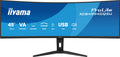 iiyama ProLite XCB4994DQSU-B1 computer monitor 124.5 cm (49") 5120 x 1440 pixels Dual QHD LCD Black
