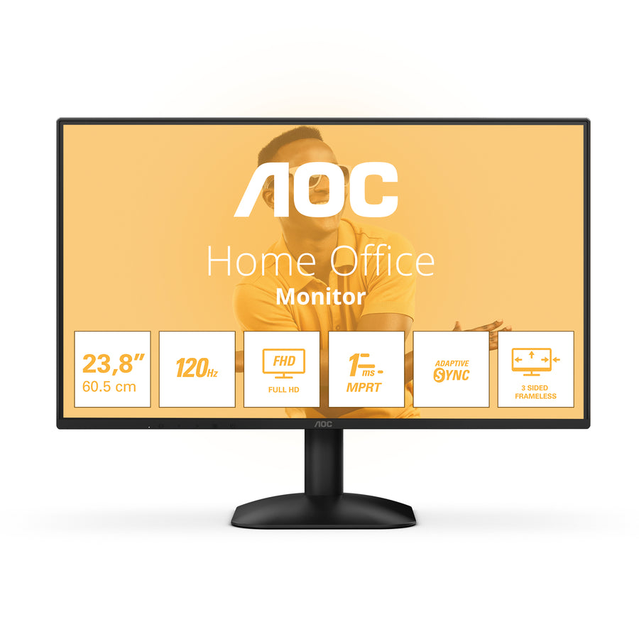 AOC 24B31H computer monitor 60.5 cm (23.8") 1920 x 1080 pixels Full HD Black