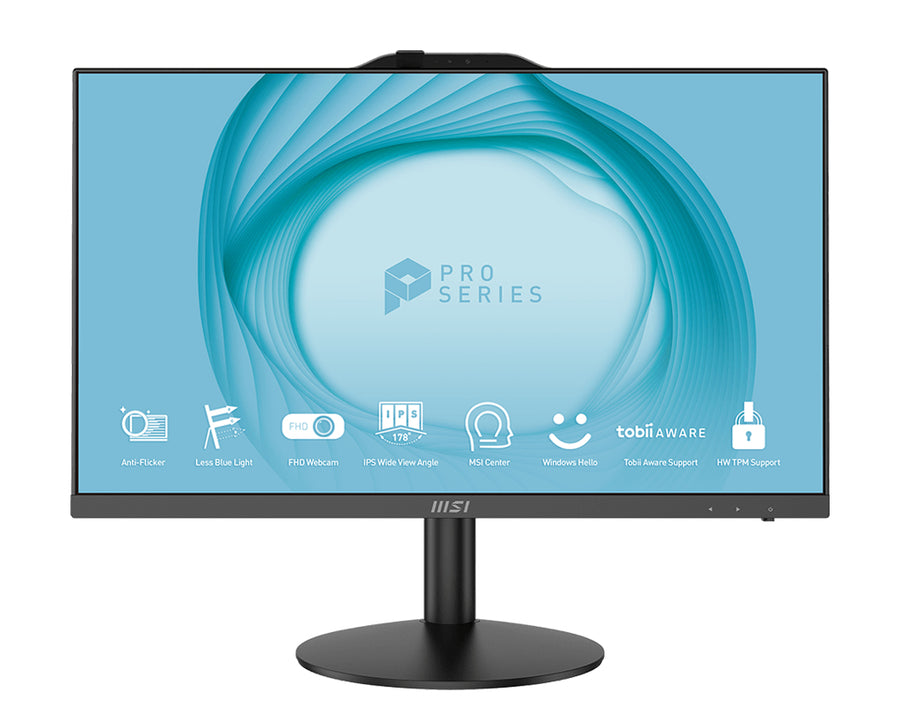 MSI Pro AP242 12M-003EU Intel® Core™ i5 i5-12400 60.5 cm (23.8") 1920 x 1080 pixels All-in-One PC 8 GB DDR4-SDRAM 512 GB SSD Windows 11 Pro Wi-Fi 6 (802.11ax) Black