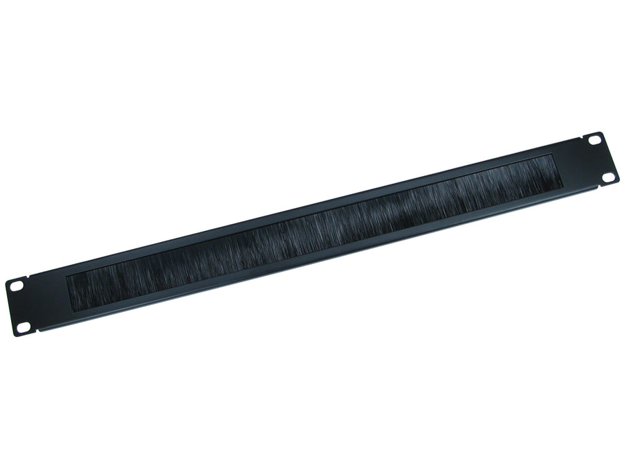 Cables Direct 19" Rack Mount Brush Plate