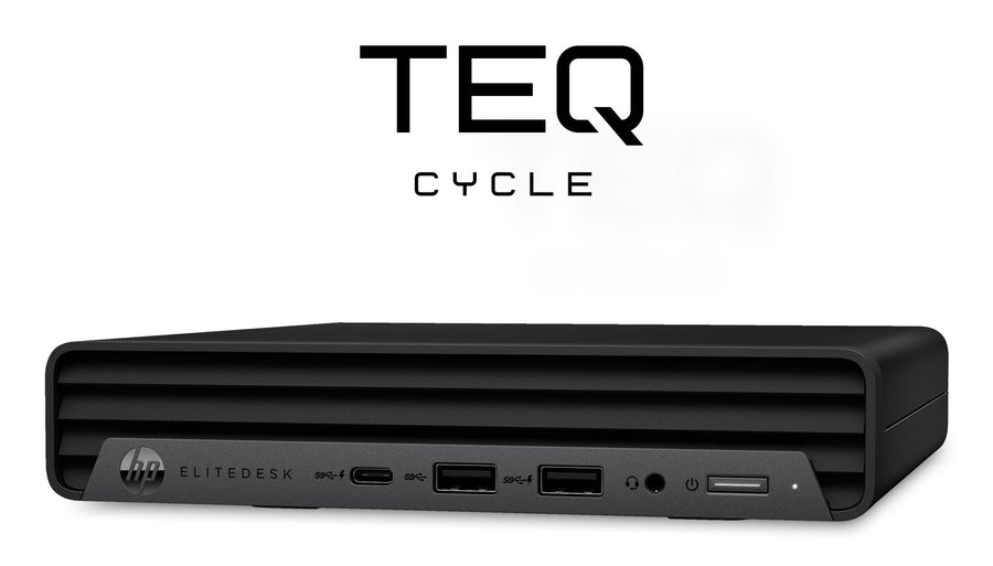 Teqcycle HP Elitedesk 800 G6 Intel® Core™ i5 i5-10400T 16 GB DDR4-SDRAM 256 GB SSD Windows 11 Pro MFF Mini PC Black