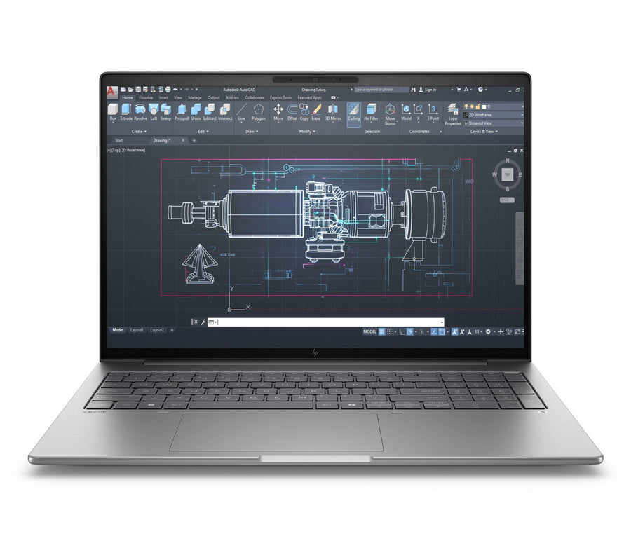 HP ZBook 8 G1i Intel Core Ultra 7 255H Mobile workstation 40.6 cm (16") WUXGA 32 GB DDR5-SDRAM 1 TB SSD NVIDIA RTX 500 Ada Wi-Fi 7 (802.11be) Windows 11 Pro AI Workstation, AI PC Silver