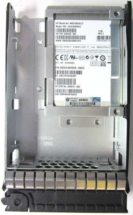 HPE 637076-001 internal solid state drive 100 GB 3.5" Serial ATA